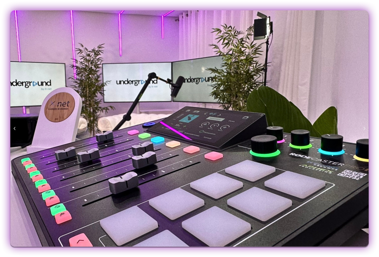 RØDECaster Pro II para grabar tu podcast profesional en Underground by X-net