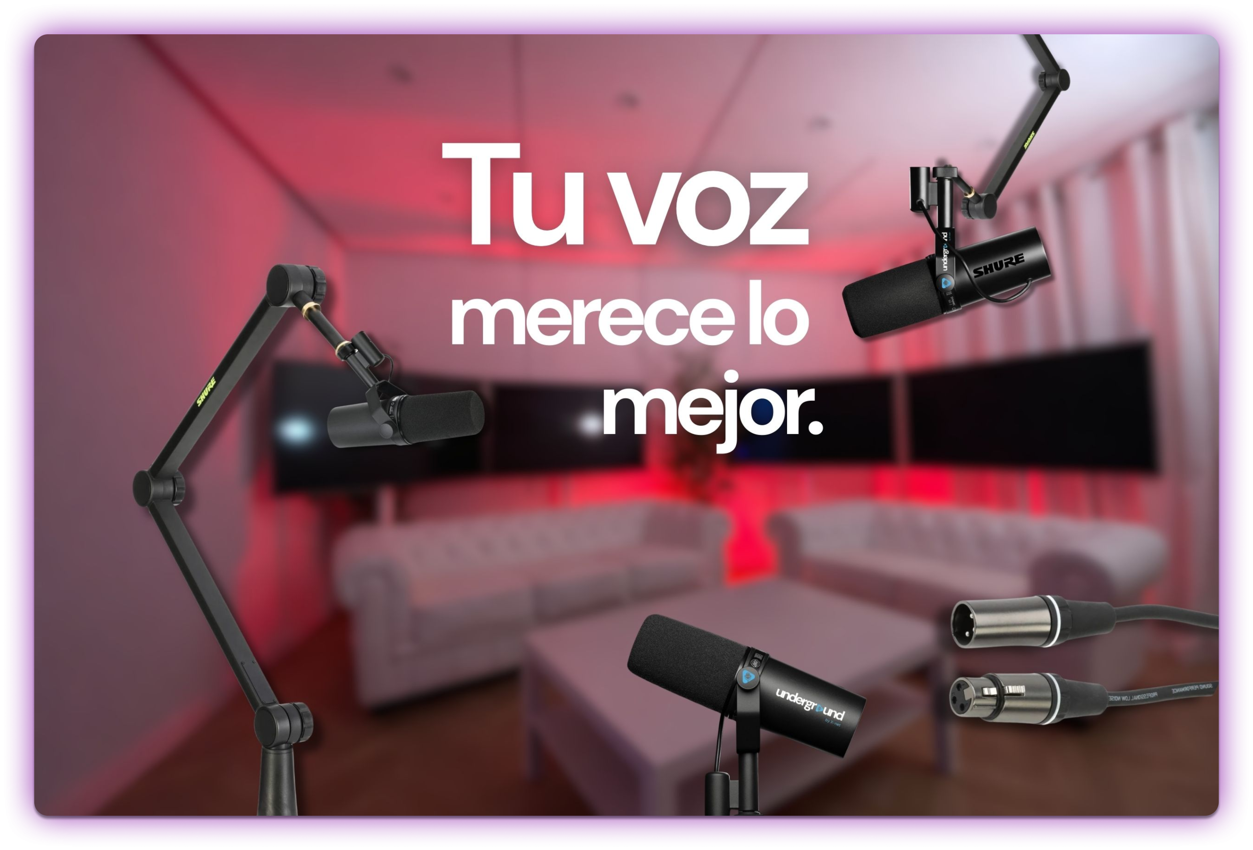 Tipos de micrófonos para un podcast profesional: ¿Qué usamos en Underground? 