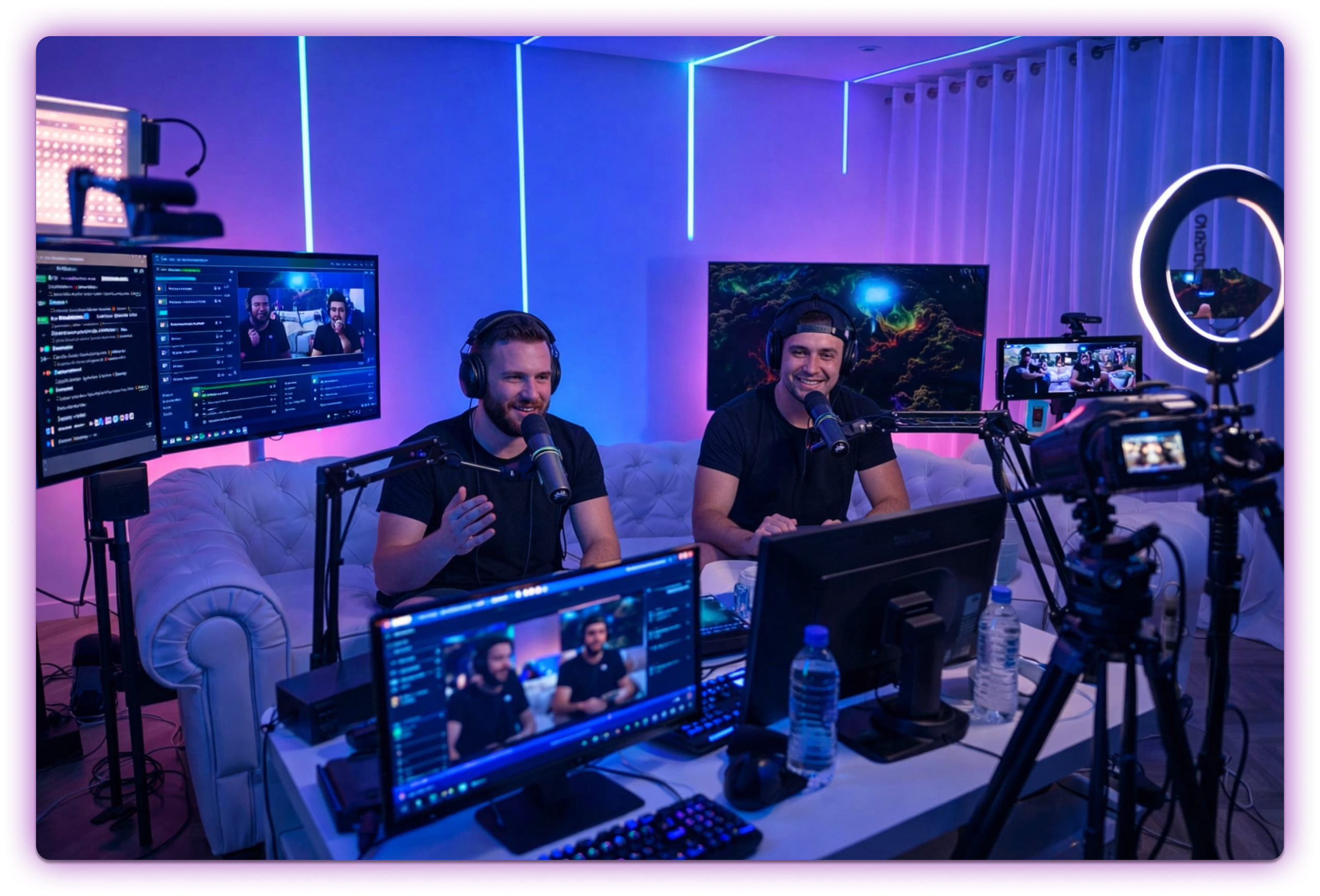 Eventos en streaming en Sala Podcast Tenerife profesional: calidad y comodidad en Santa Cruz 